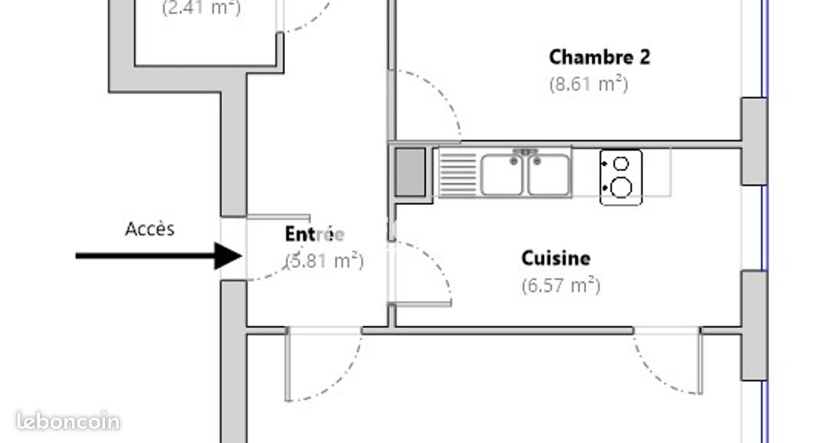 Appartement 3 pièces 64 m² · à Lille · 64 m² · 970 €/mois