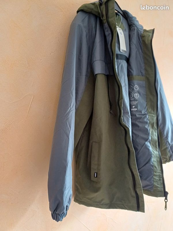 Veste 3/4 doublée gris/kaki Joma L (image 6)