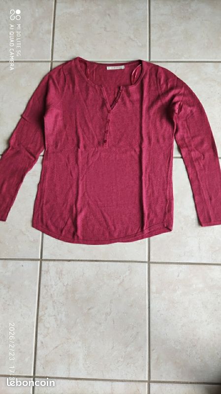 Pull Camaieu Rose Tendre - Taille 38/40 - 97% Acrylique - Neuf Sans étiquettes