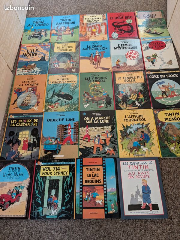Album bande dessinée Tintin complet (image 1)