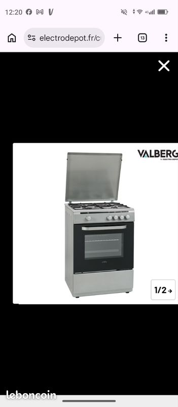 Gazinière électrique (image 1)