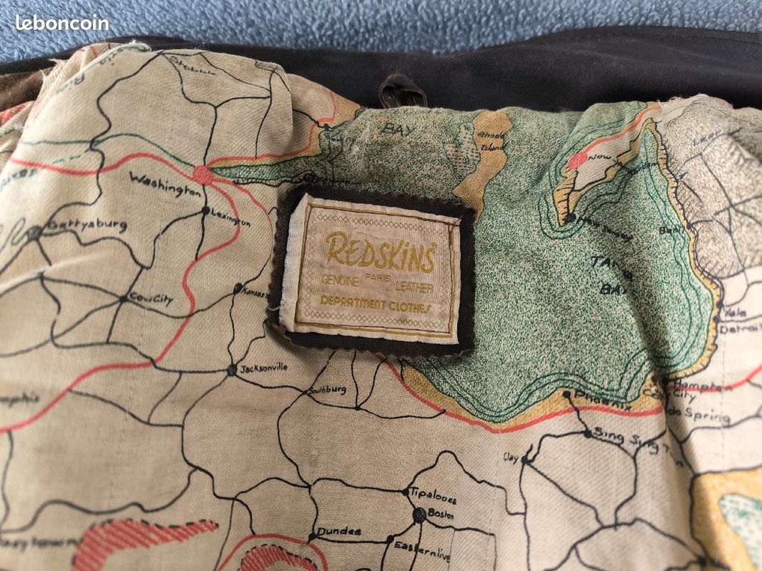 Blouson aviateur redskins (image 3)