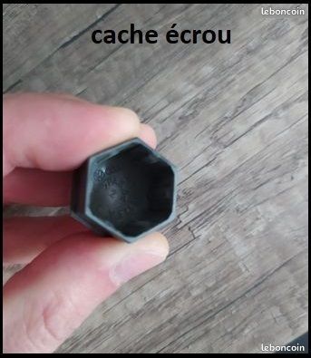 Cache écrou de protection AUDI WW SEAT PEUGEOT RENAULT à vendre à l'unité couleur gris foncé anthracite (image 3)