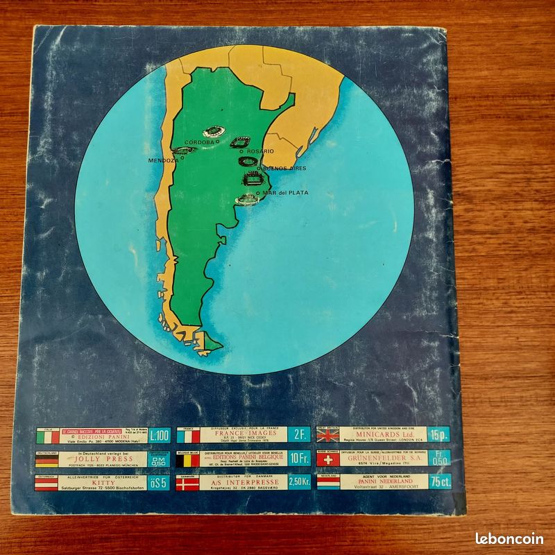 Album Complet Coupe Du Monde 1978 – Argentine – Navarrete – Original