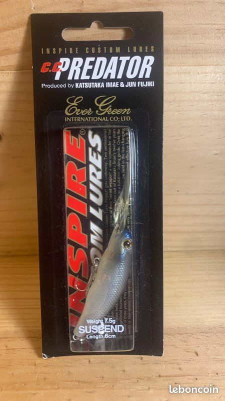 Leurre Flottant EverGreen CC PREDATOR – Idéal Pour Le Black-bass, état Neuf Sans Boîte