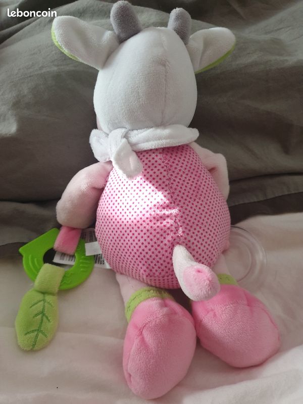 Peluche d'activité vache mots d'enfants (image 2)