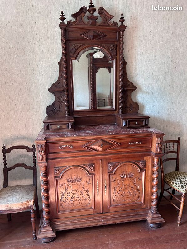Lot / Sommier et meubles ancien (image 5)