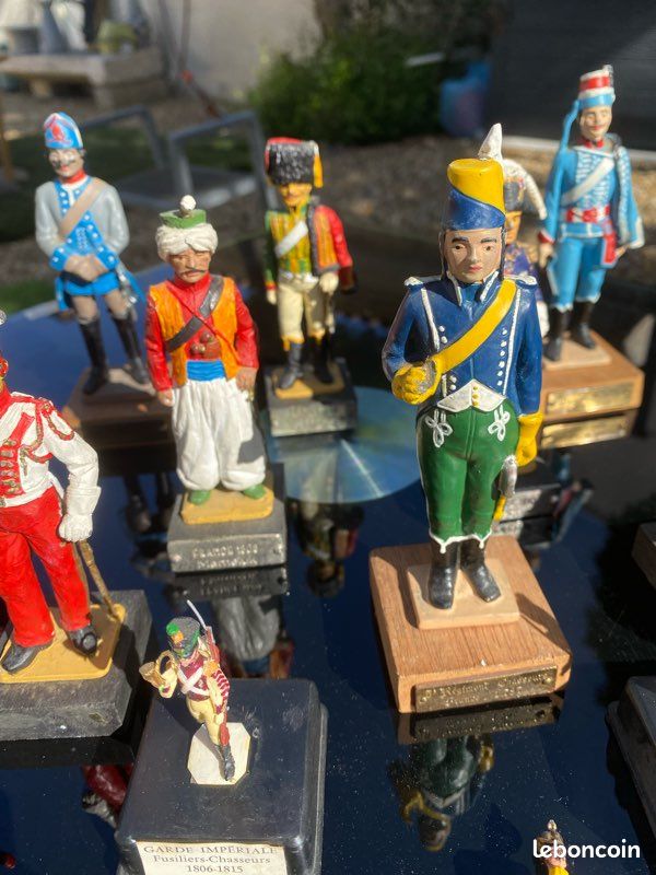 4 Figurines En Plomb Datant Des Années 1950 - Collection Vintage - Petit Soldats