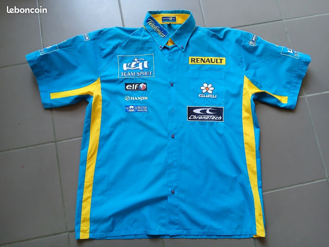 Maillot Cyclisme Parentini Renault F1 Team – Homme Taille XL, Collection