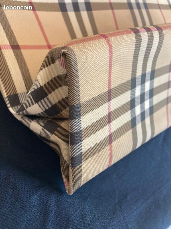 Sac toile enduite tartan Burberry (image 3)