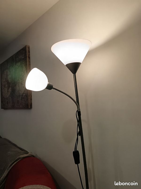 Lampadaire 2 ampoules (image 1)