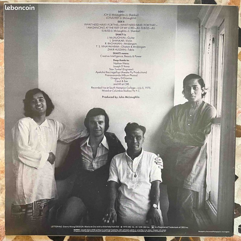 â„đŒ 33t đŹđ§đźđ· Shakti (Shakti with John McLaughlin) â· 1976 eo (image 2)