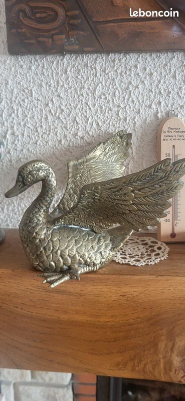 Cygne en métal (lot de 2) (image 1)