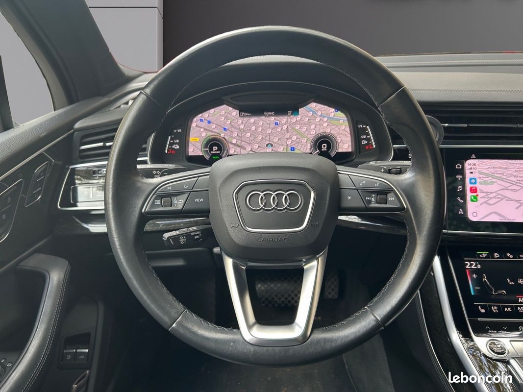 AUDI Q7 Q7 55 TFSI e 380 Tiptronic 8 Quattro Avus Extended/Apple Car Play/Caméra de recul/Caméra 360/Sièg (image 4)