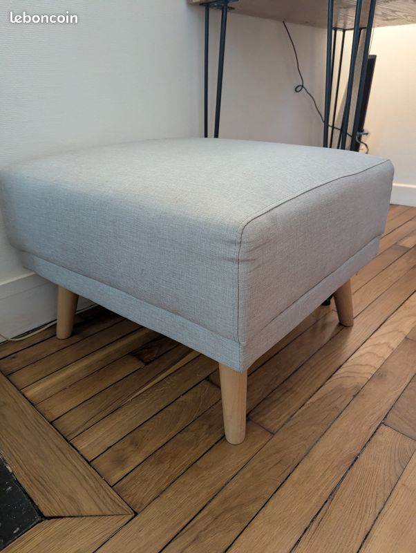 Canapé scandinave beige Miliboo (modèle Ulla) (image 3)