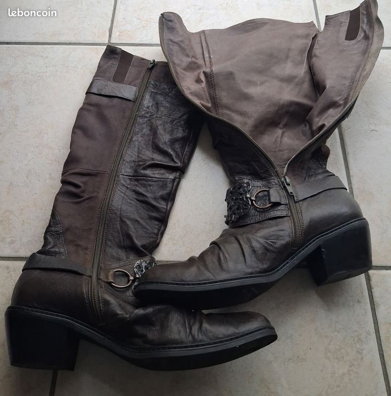 Bottes cuir (image 3)