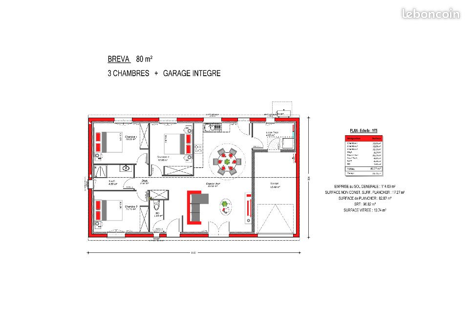 Maison 4 pièces 80 m² (image 16)