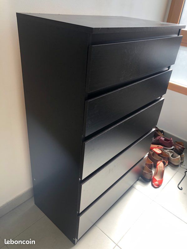 Commode MALM IKEA 5 tiroirs (image 2)