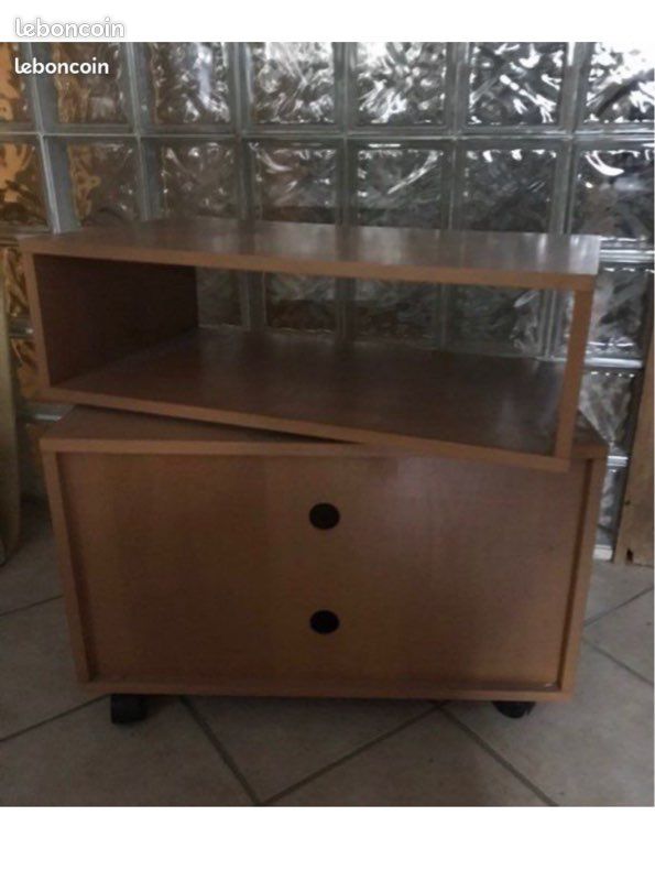 Meuble TV façon bois clair – Habitat (image 4)