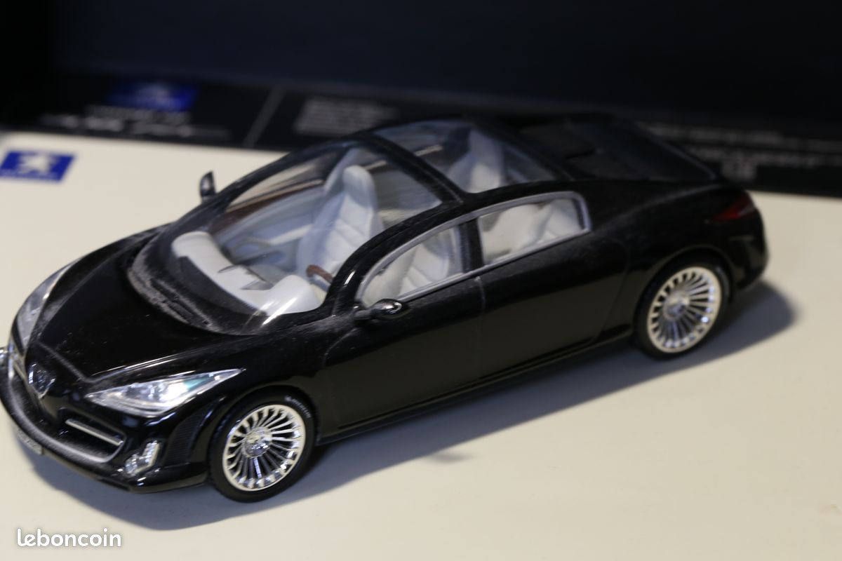 Miniature Norev 1/43 Peugeot 908 RC - Mondial De Paris 2006 - Noir - Coffret D'origine