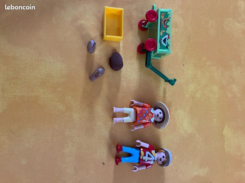 Playmobil 4349 enfant avec charriot et petits animaux (image 2)