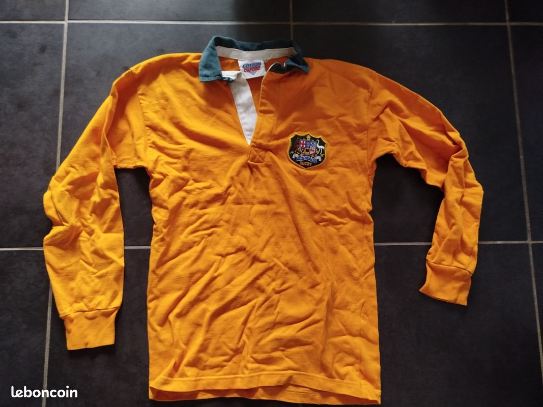 Ancien Maillot De Rugby Australie - Vintage - Maillot De Sport Occasion