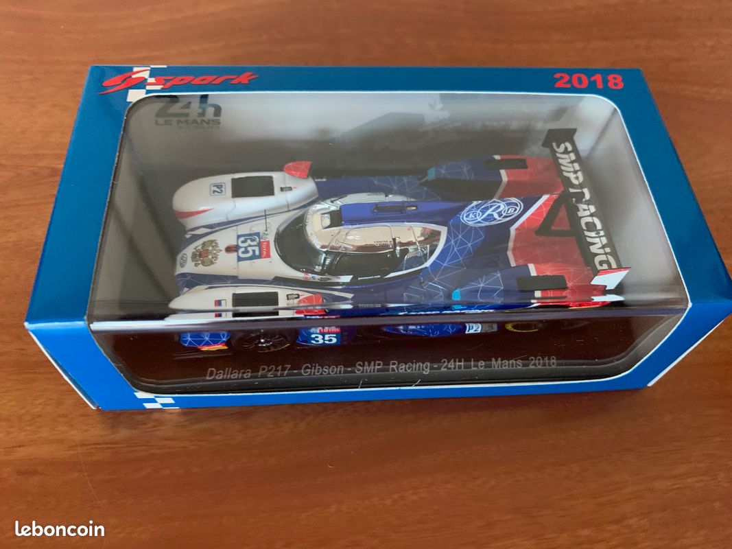Miniature Spark S7020 - Dallara P217 Gibson N°35 SMP Racing - 14ème Le Mans 2017 - Résine 1/43