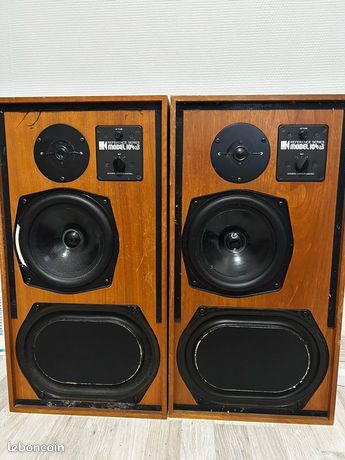 Enceintes KEF 104 – Haut-parleurs Avant Droit/gauche, Filaires, Modèle Vintage Anglais