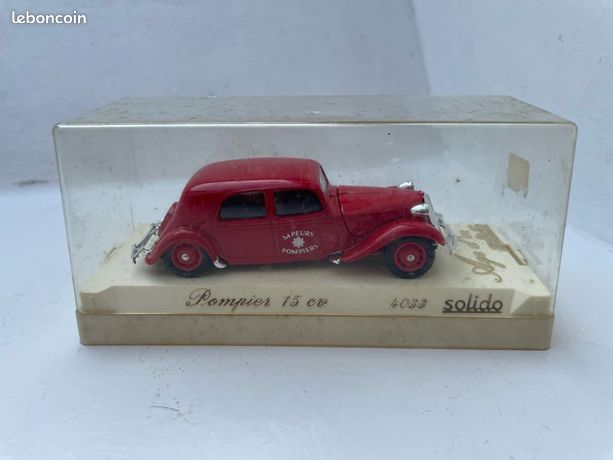 Citroën Traction Dubray – Pompier De Lyon – Échelle 1:43 – Neuve En Boîte