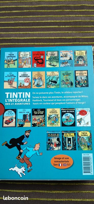 Coffret intégral "Les aventures de Tintin (image 6)