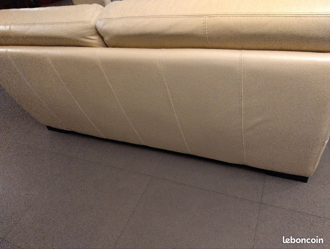 Canapé convertible en cuir (image 3)