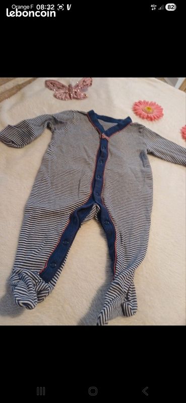 Pyjama bébé taille 3 mois (image 1)