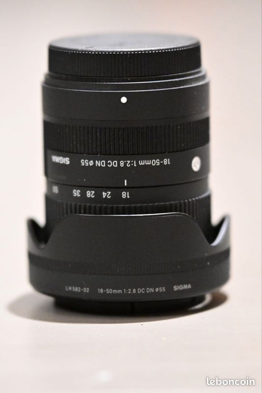 Objectif Sigma 18-50mm F/2.8 Pour Sony FE - Monture E, Standard Lumineux, Occasion