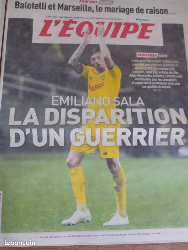 Capa Jornal L'Équipe - 26 janeiro 2024