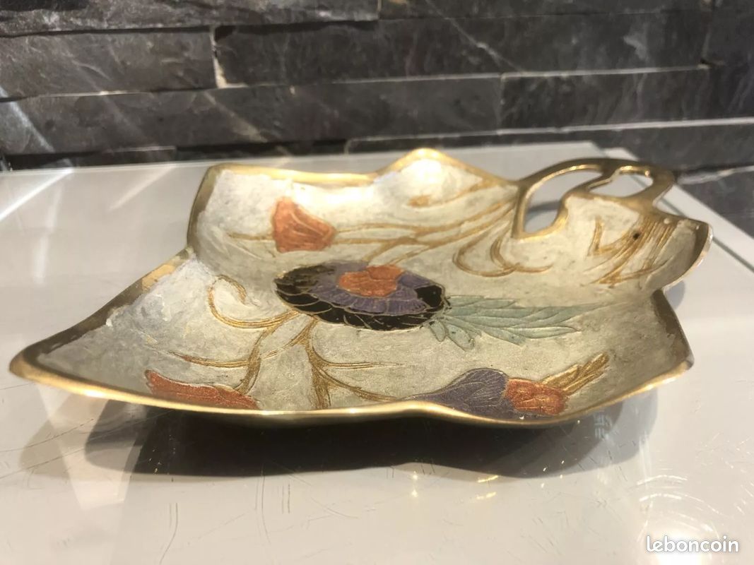 Vide-poche Déco En Résine Dorée – Style Africain Fait Main – Parfait Pour Ton Intérieur