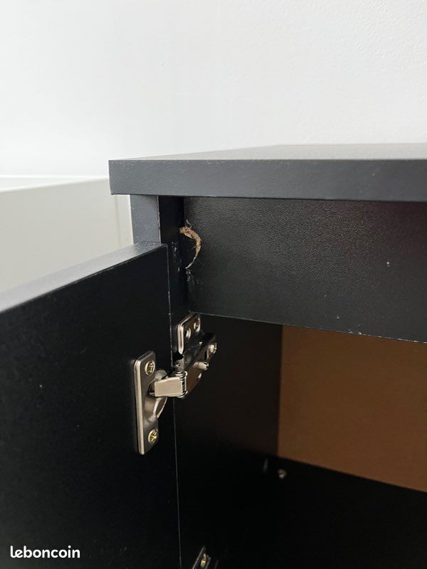 Table de chevet noir (image 3)