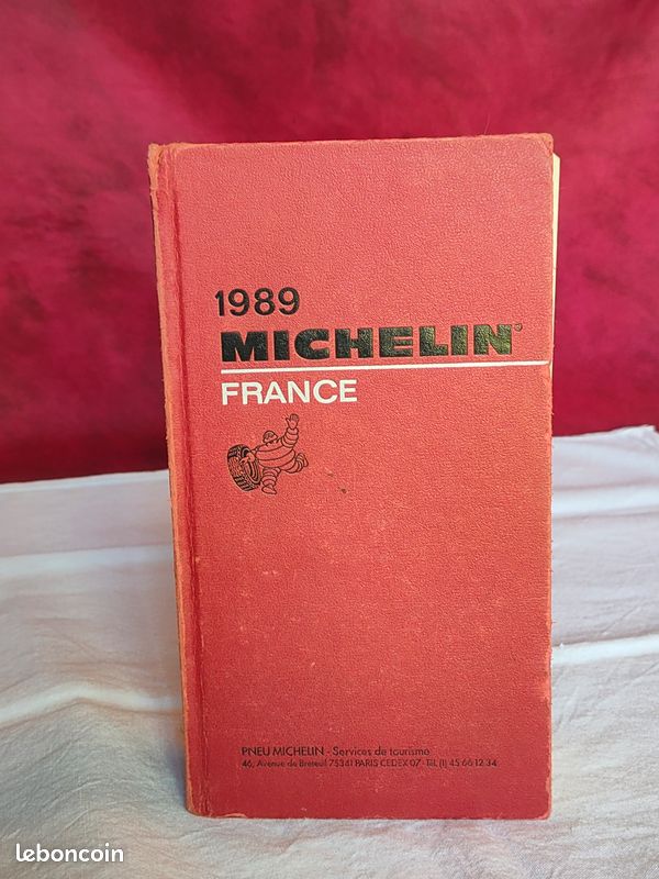 Guide michelin année 1989 (image 1)