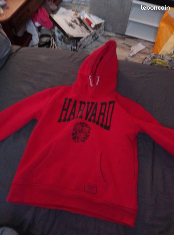Pull rouge 10-12 ans (image 1)