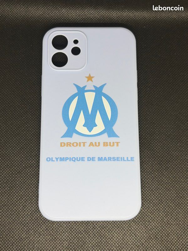 Coque iPhone 12 Marseille - Bleu clair (image 1)