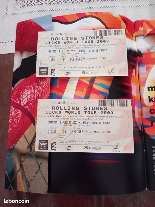 Programme Rolling Stones 2003 (image 3)