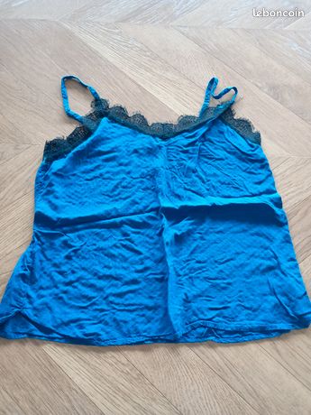 Camisole Verte Femme Taille M - Vintage, Polyester, Marque Announcements