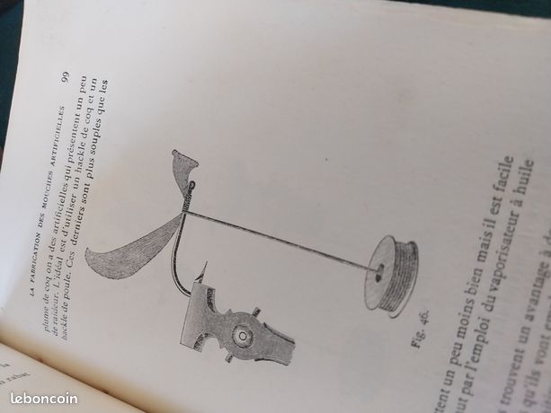 Livre Vintage 'La Truite Et Le Saumon à La Mouche Artificielle' Par Lucien Perruche - 1934