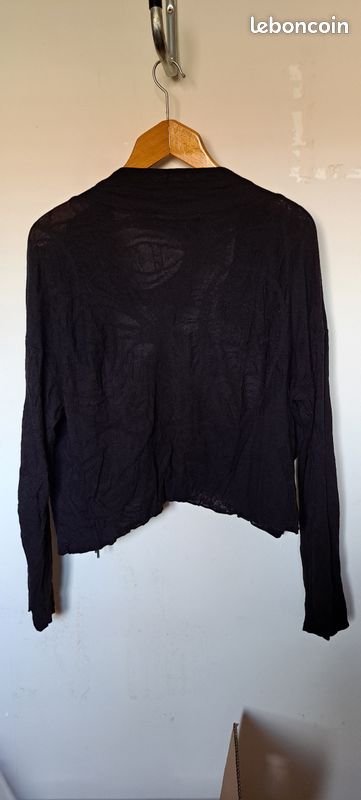 Gilet transparent Aldo Martins noir taille M (image 4)