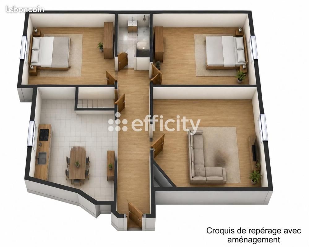 Appartement 3 pièces 55 m² (image 19)