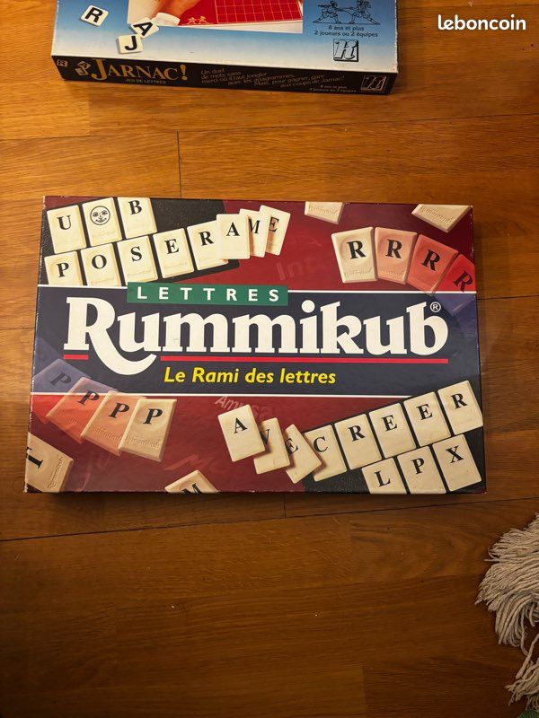 Pièce Détachée Rummikub - Pion Tuile Lettre U (jeu MB, 1996) - Occasion, Traces D'usure