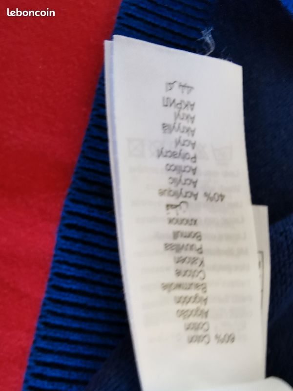 Gilet manches longues bleu 6 ans Vertbaudet (image 8)