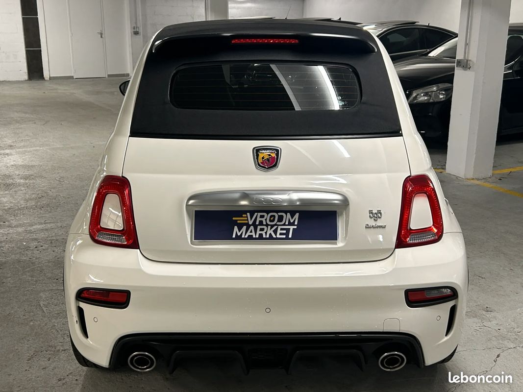 ABARTH 500 1.4 165ch TURISMO Cabriolet - 2022 - BOITE AUTO - REGULATEUR - PHARES LED - BLUETOOTH (image 6)