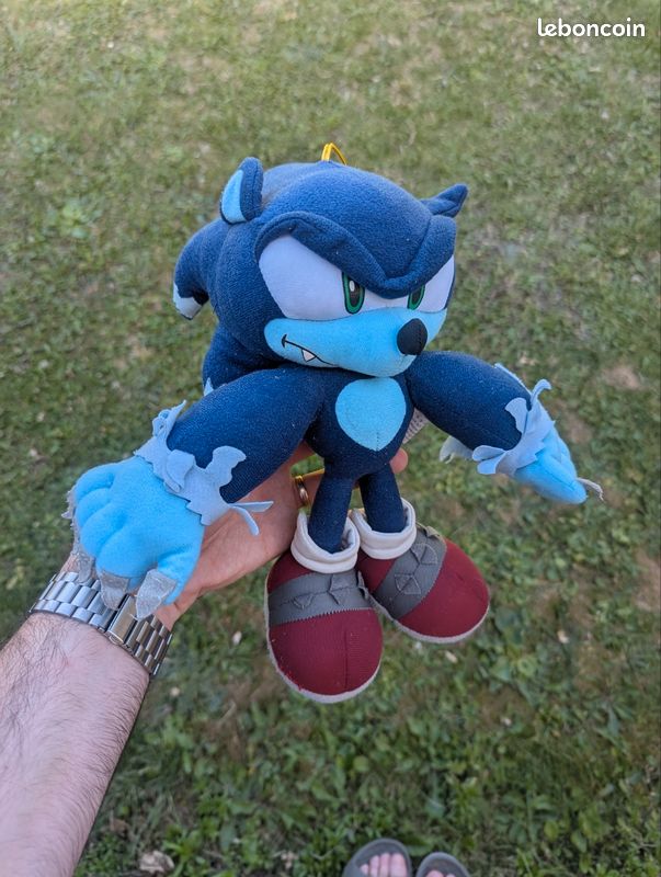 Peluche dark sonic maléfique sega mastersystem master système game