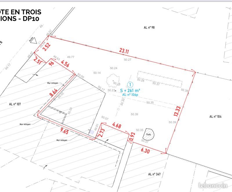 Garage sur terrain constructible · à Dinard · 139 000 €