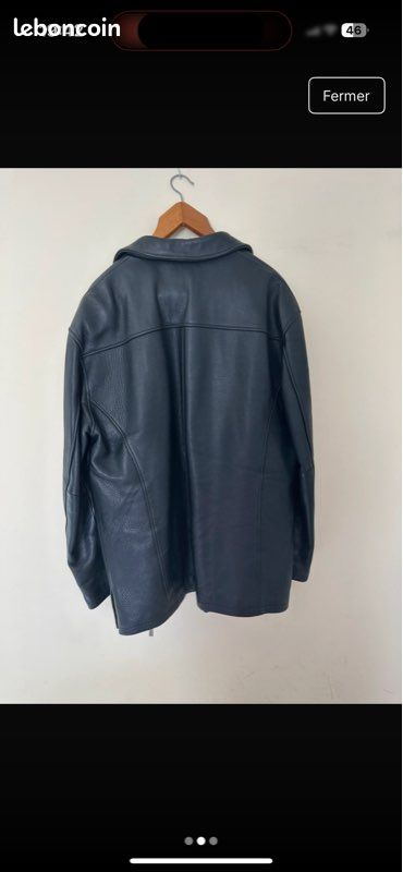 Veste vrai cuire (image 2)